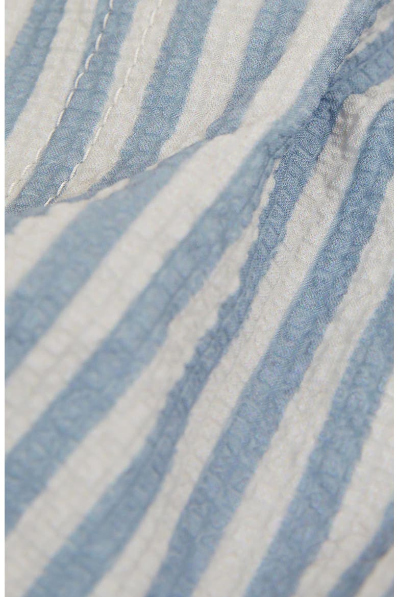 Bay Seersucker Striped Swim Shorts, Alternate, color, SOFT BLUE/ WHITE