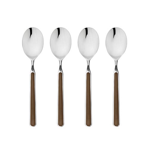 Mepra Fantasia Coffee Spoon Set In Brown