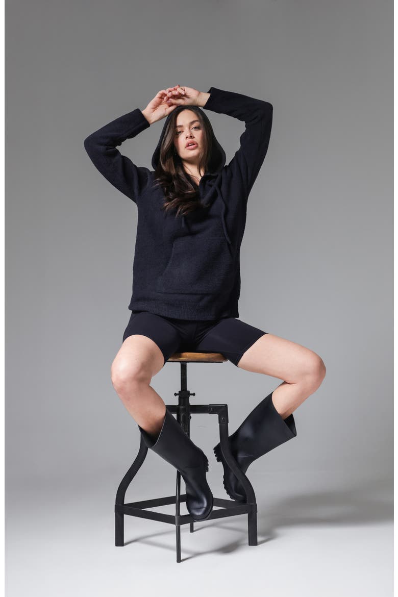 Snug Lite Hoodie, Alternate, color, COAL