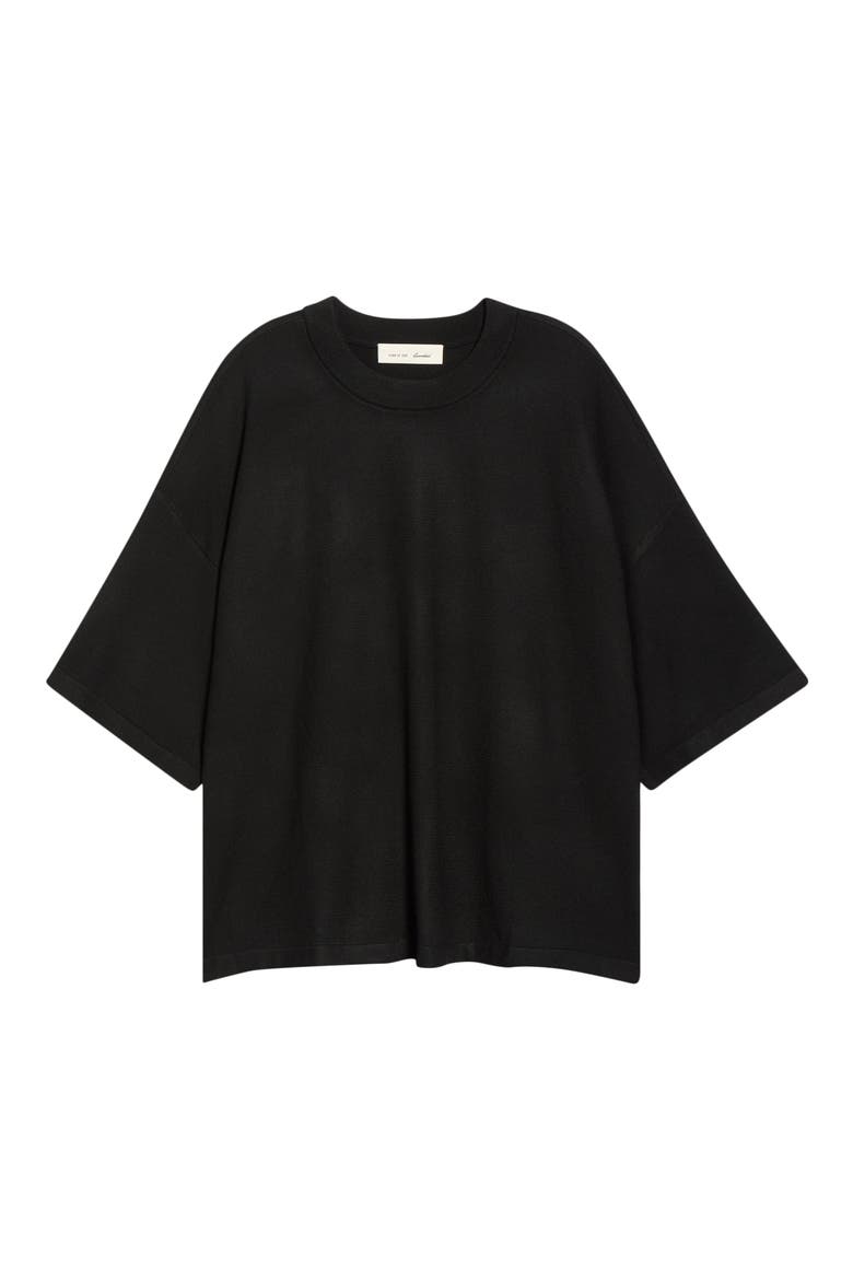 Soft Knit Crewneck T-Shirt, Alternate, color, VINTAGE BLACK