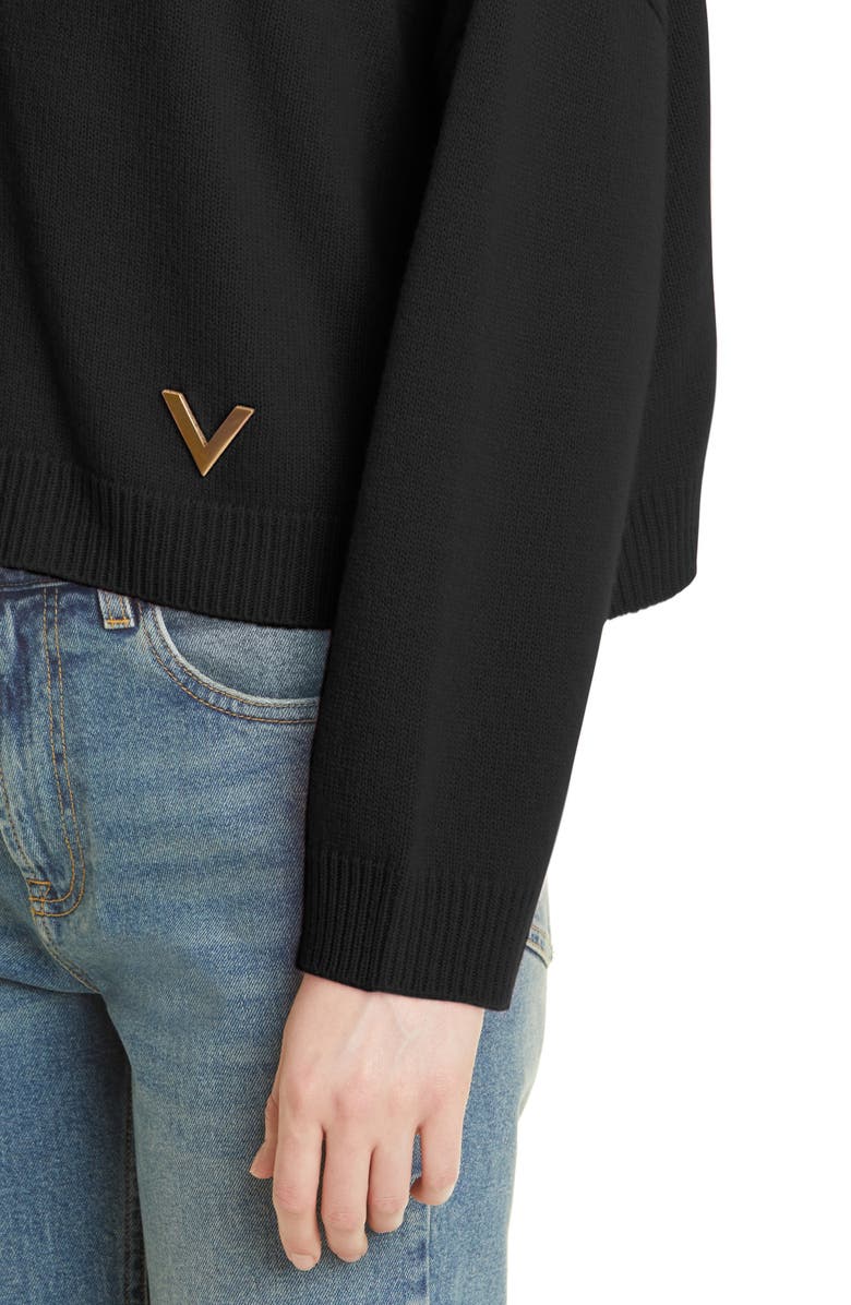 Valentino Garavani Valentino Crewneck Cashmere & Wool Sweater, Alternate, color, 