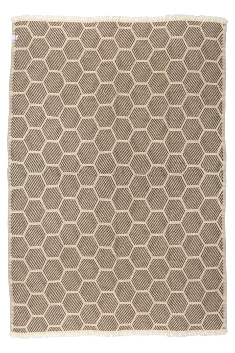 Hive Cotton Turkish Throw Blanket