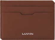 Lanvin Compagnon Leather Cardholder
