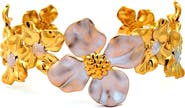 Gemini Jewelry Floral Bangle Bracelet