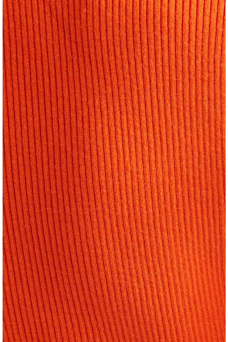 Agnes Short Sleeve Sweater Dress, Alternate, color, FLAME