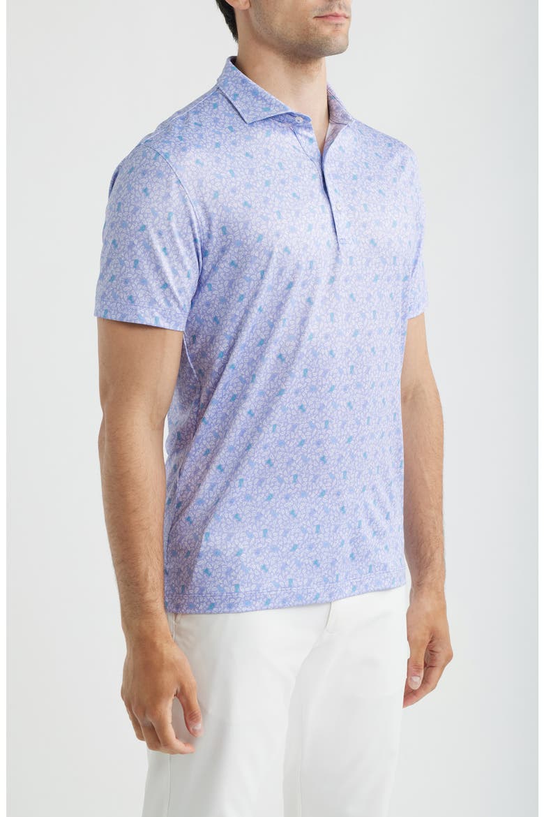 Island Cocktail Performance Jersey Polo, Alternate, color, VIOLA