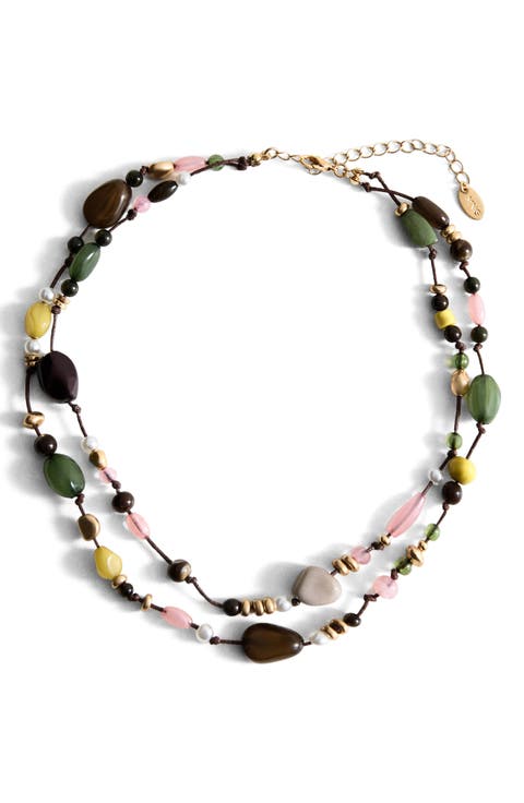 Beaded Layered Necklace