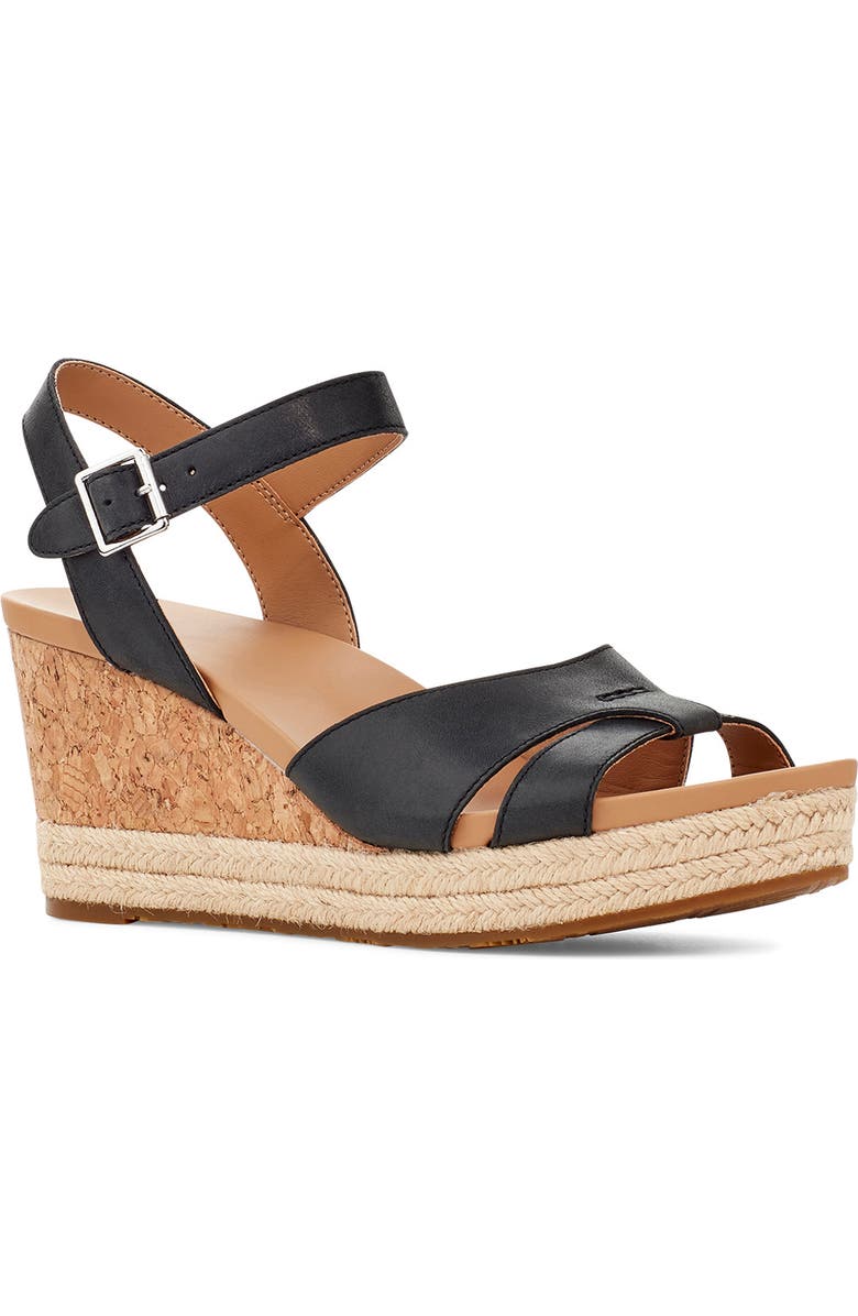 UGG<sup>®</sup> Cloverdale Wedge Sandal, Main, color,
