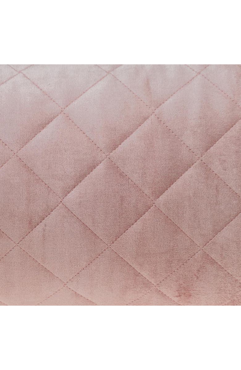 PARKLAND COLLECTION Milo Quilted Throw Pillow, Alternate, color, Pink