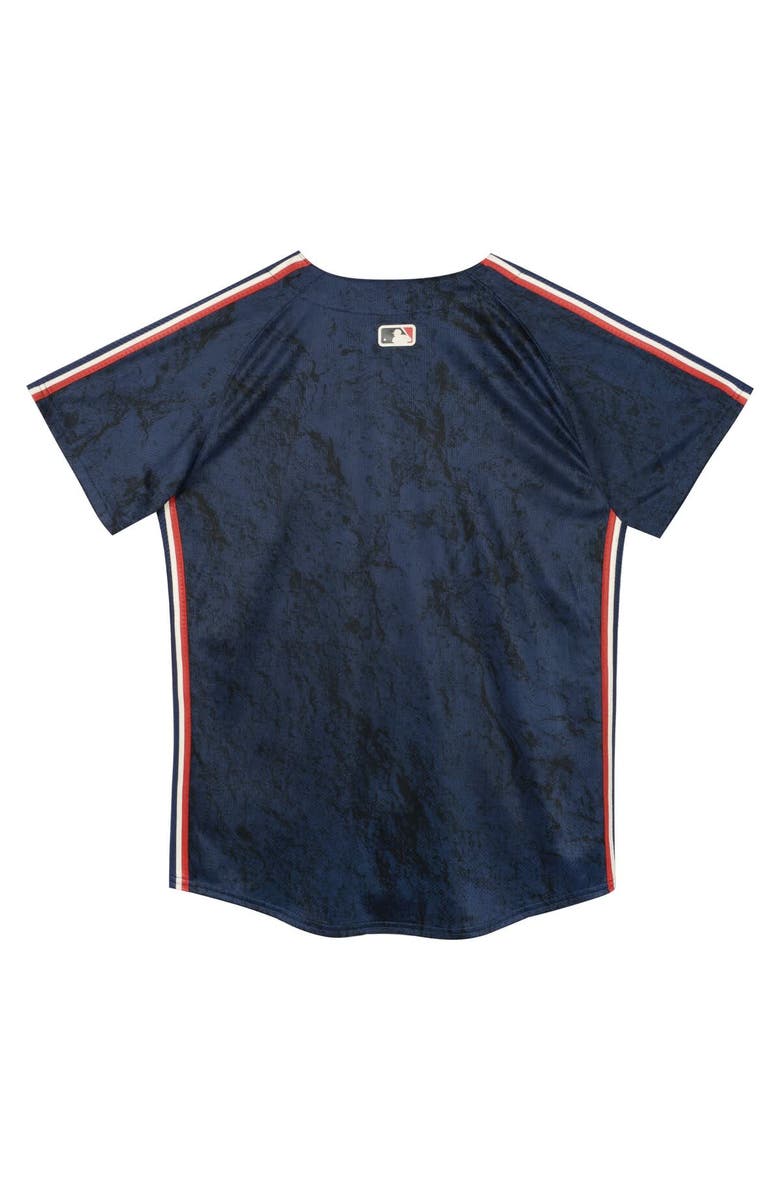 Nike Preschool Nike Navy Cleveland Guardians City Connect Jersey, Alternate, color, Navy