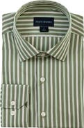 Scott Barber Thomas Mason Regular Fit Stripe Cotton Button-Up Shirt