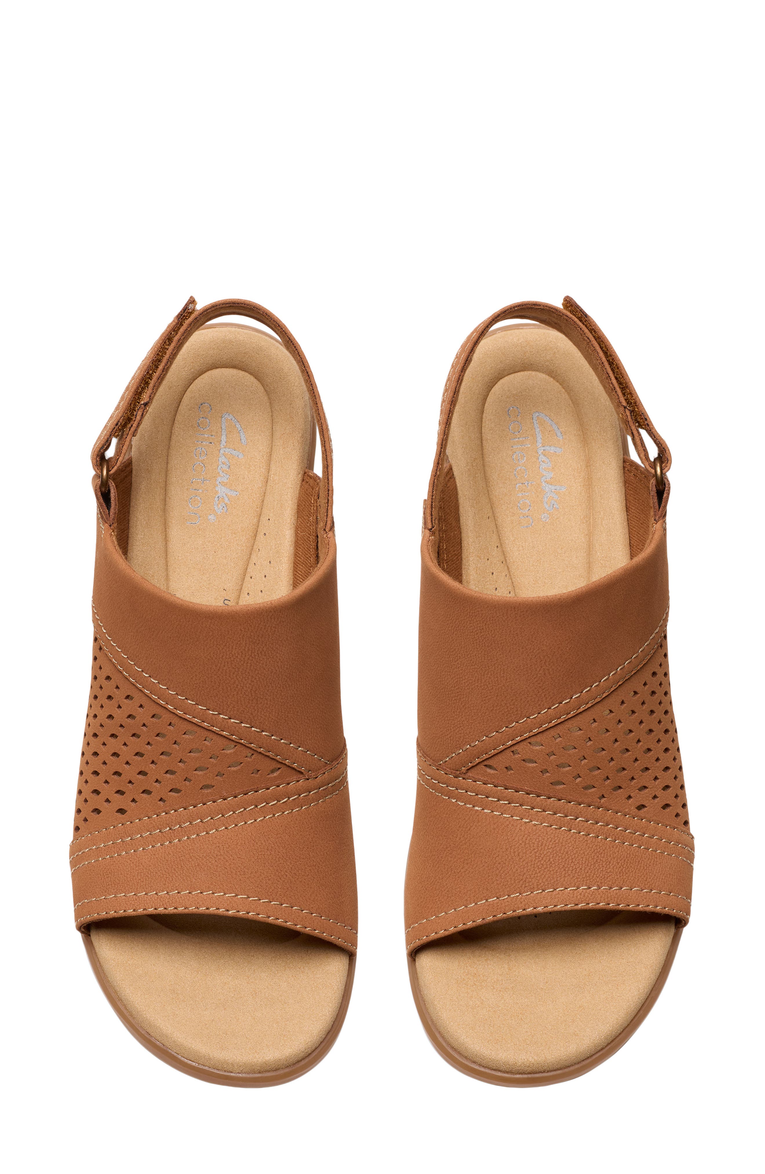 Clarks<sup>®</sup> Emily 2 Mist Slingback Sandal, Alternate, color, Tan Nubuck