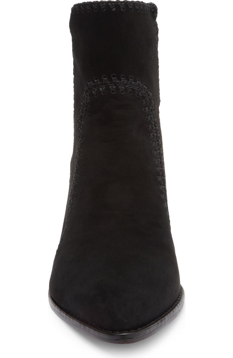 Alexandre Birman Benta Whipstitch Bootie, Alternate, color, Black