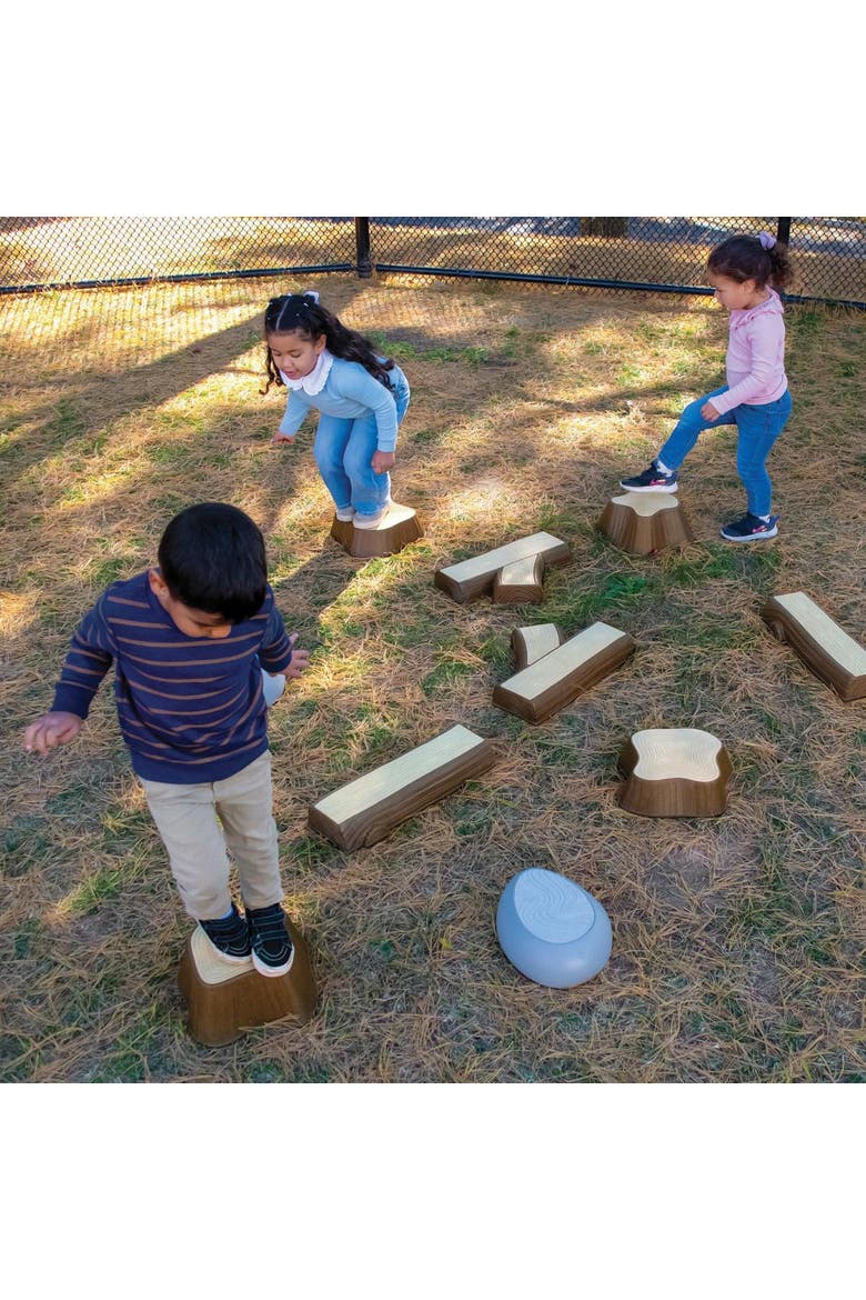 Timber Trail Stepping Logs Set - 16 Pieces, Alternate, color, Multicolored