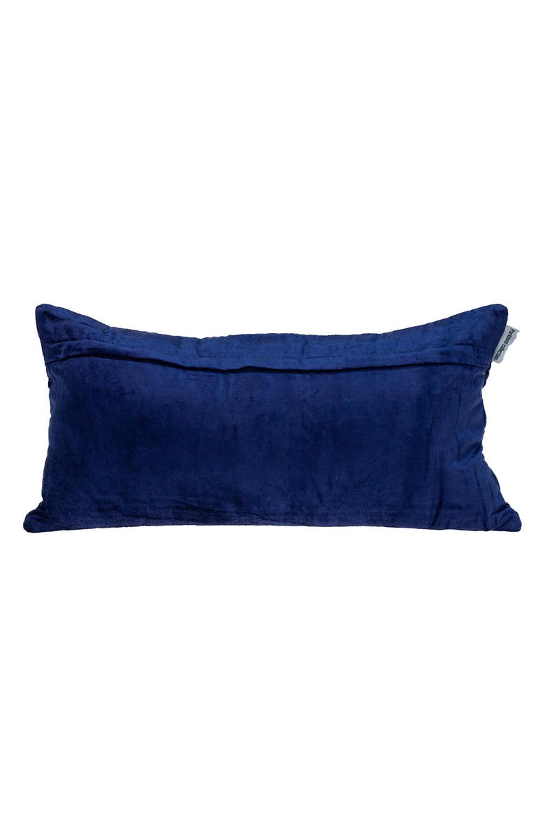 PARKLAND COLLECTION Parkland Colleciton Bazyli Quilted Throw Pillow, Alternate, color, Blue