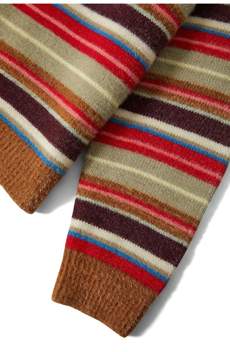 Brixton Stripe Crewneck Sweater, Alternate, color, 