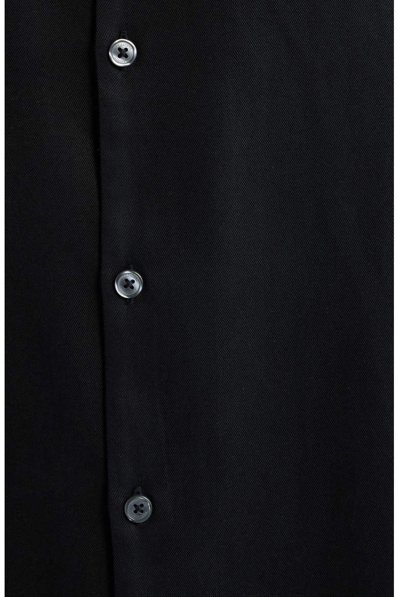 Circe Logo Graphic Oversize Short Sleeve Button-Up Shirt, Alternate, color, JET BLACK
