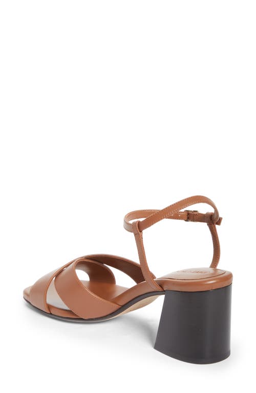 Jimmy Choo Valla 65 Leather Sandals In Brown