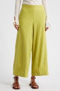 Free People Demi Wide Leg Linen Blend Pants