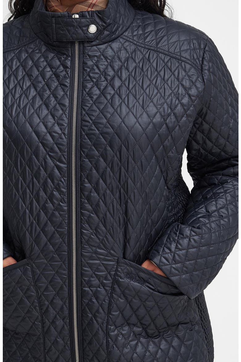 Swallow Quilted Jacket, Alternate, color, NAVY