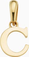 Oradina 14K Gold My Letter Initial Pendant Charm