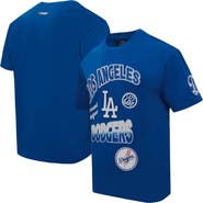 PRO STANDARD Men's Pro Standard Royal Los Angeles Dodgers Turn It Up Dropped Shoulder T-Shirt