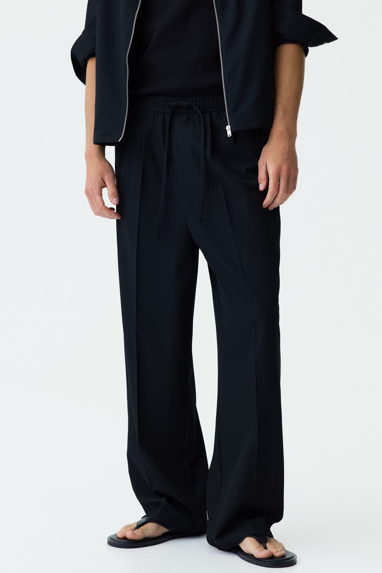 Loose-fit Pants, Alternate, color, Black