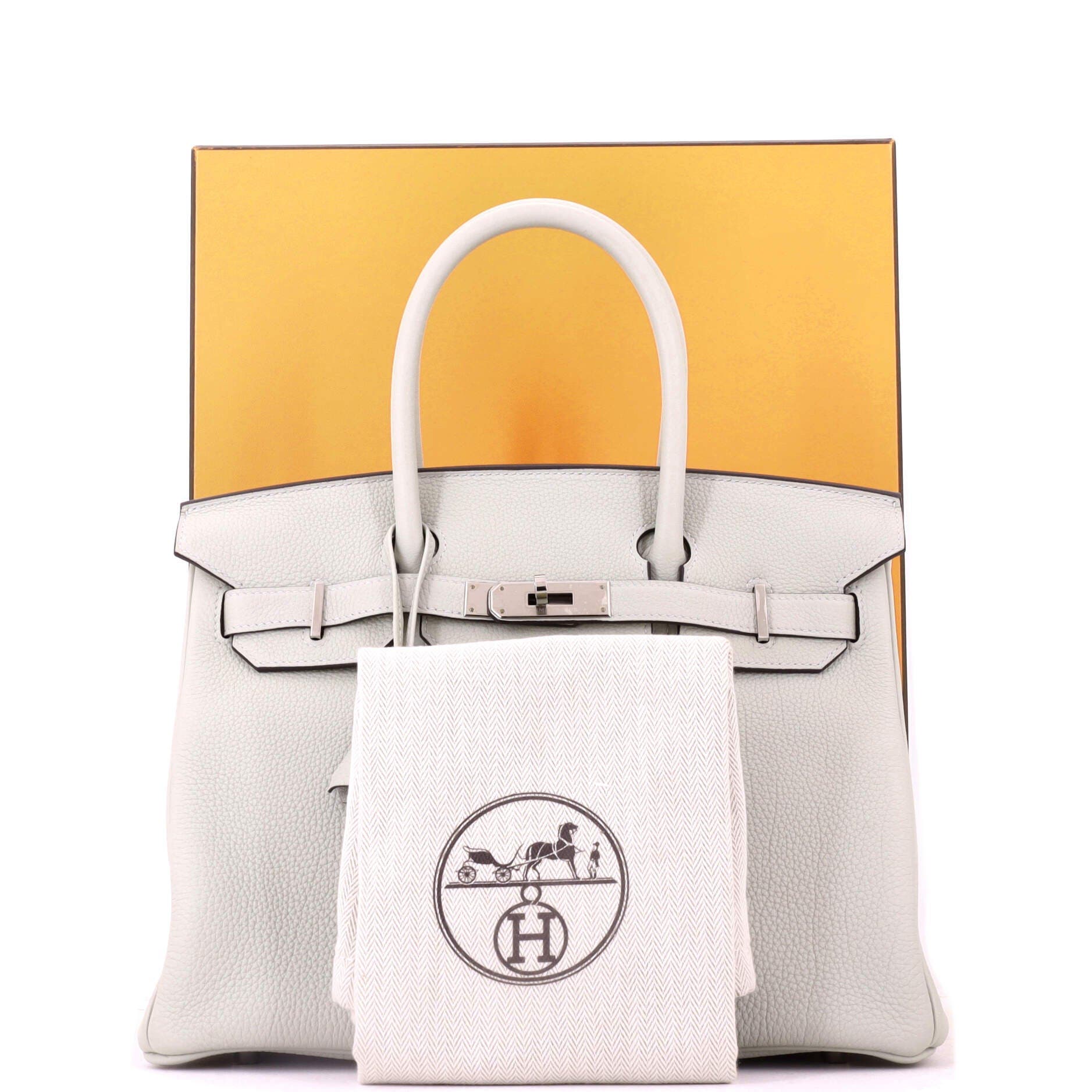 Birkin Handbag Grey Togo with Palladium Hardware 30, Alternate, color, Grey