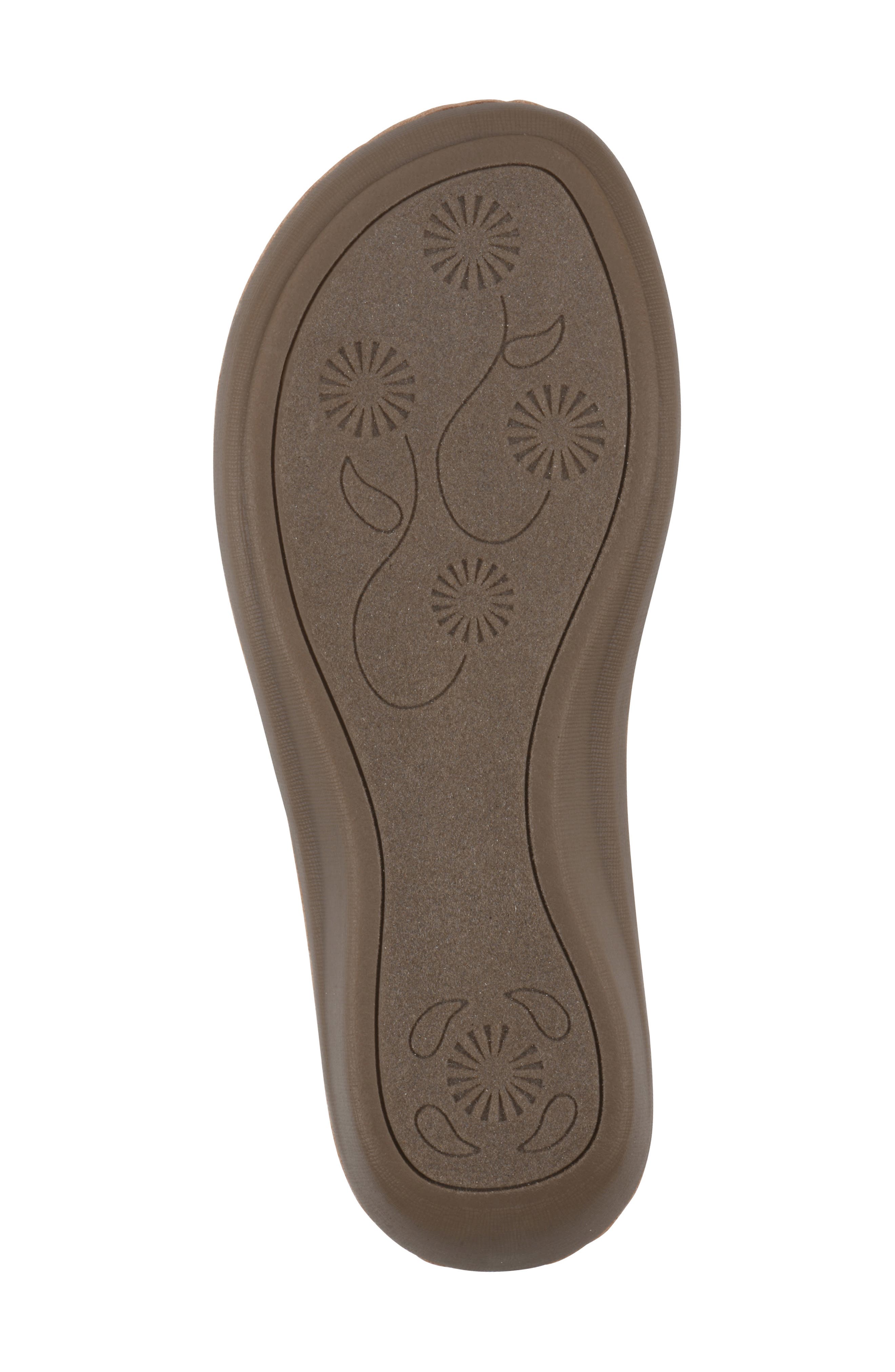 Cienna Thong Sandal - Wide Width, Alternate, color, STONE FABRIC