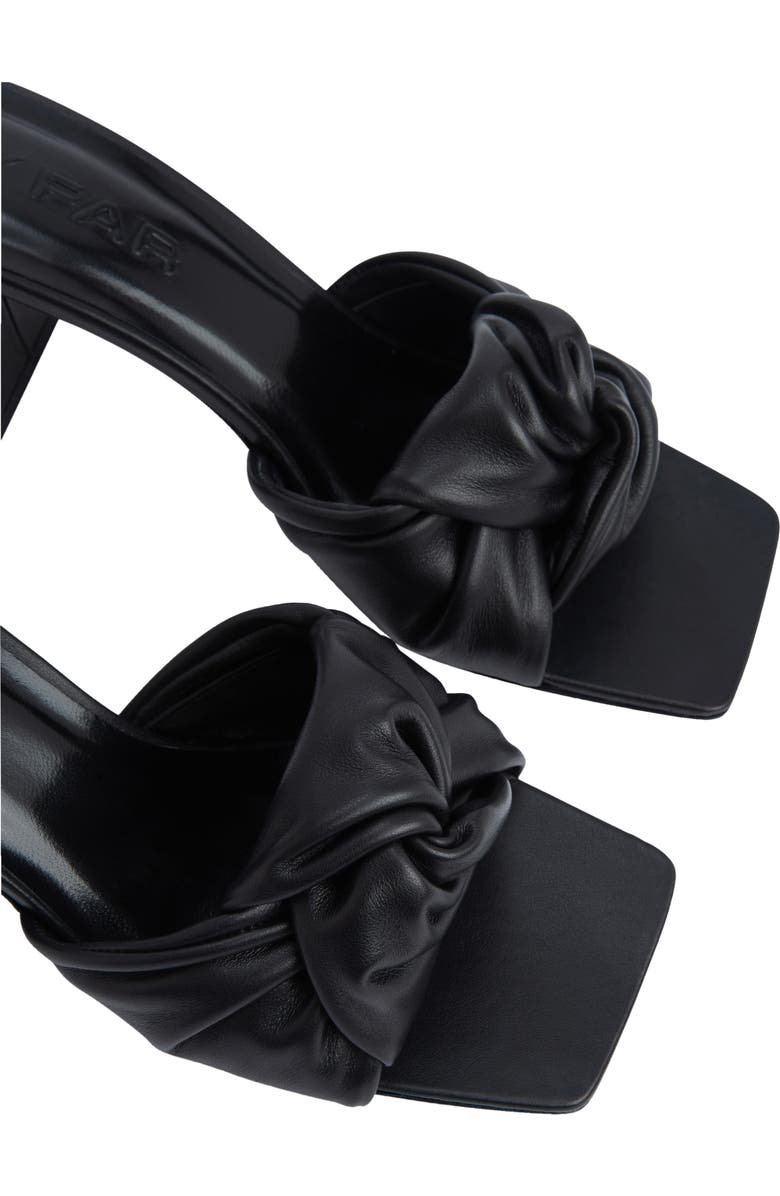 By Far Lamar Twist Square Toe Slide Sandal, Alternate, color,