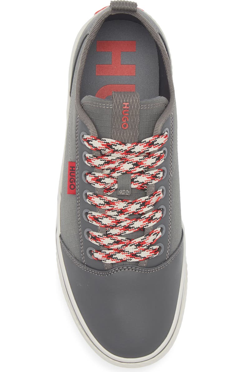 BOSS Dyer Tennis Sneaker, Alternate, color, Dark Grey