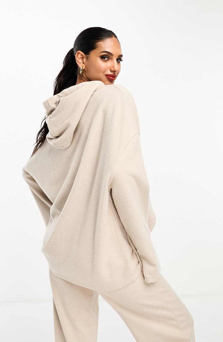 ASOS DESIGN Oversize Brushed Hoodie, Alternate, color,