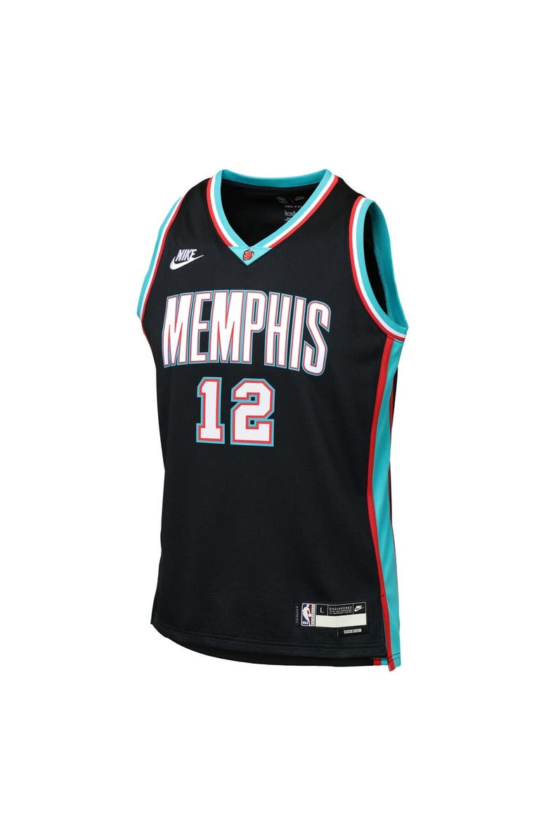 Nike Youth Nike Ja Morant Black Memphis Grizzlies Swingman Jersey - Classic Edition, Alternate, color, Black