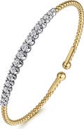 Gabriel & Co. Bujukan Graduated Diamond Cuff Bracelet