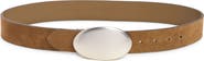 Madewell Oval Buckle Suede Belt