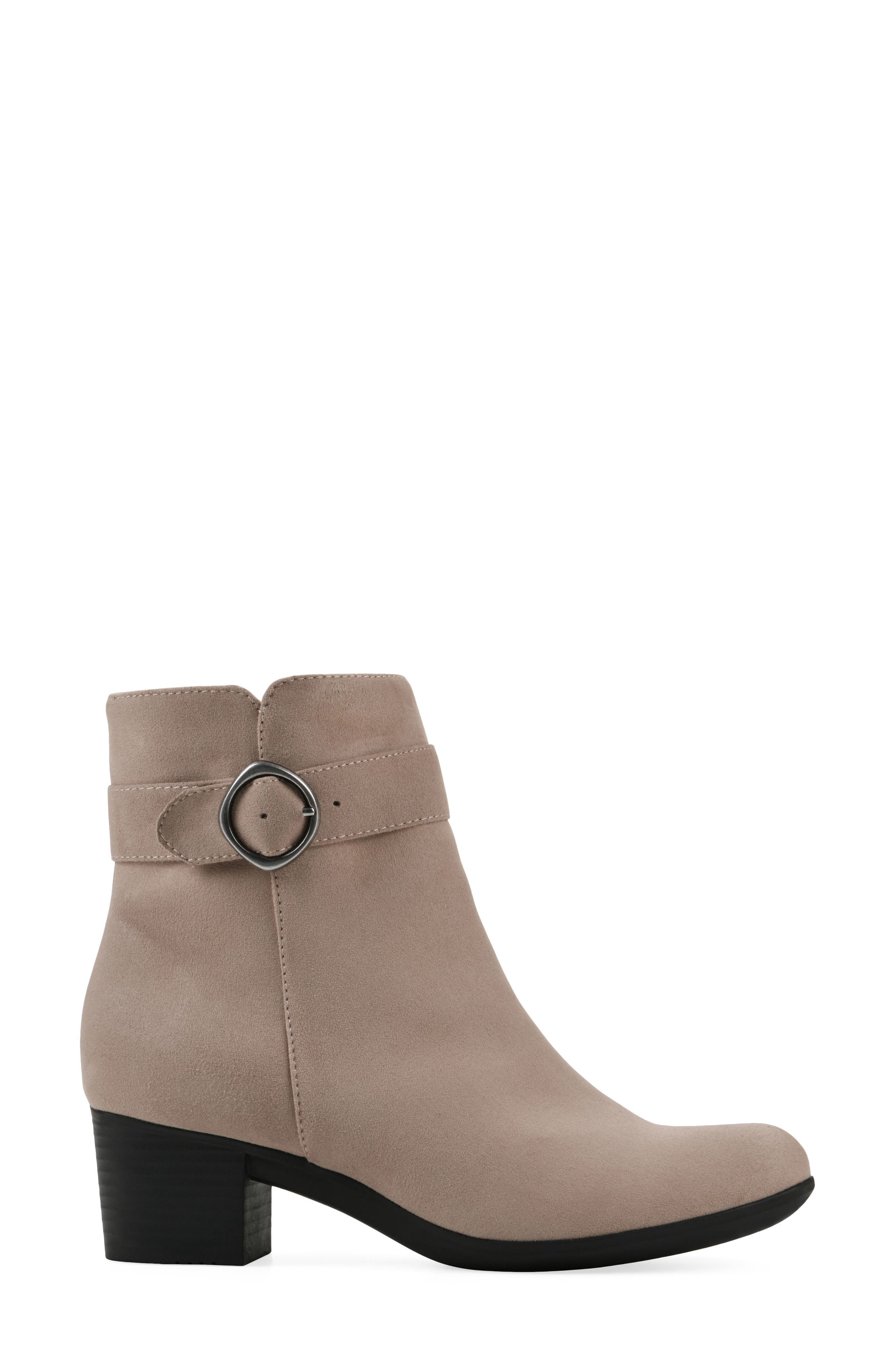 Trinda Bootie, Alternate, color, TAUPE/ FABRIC