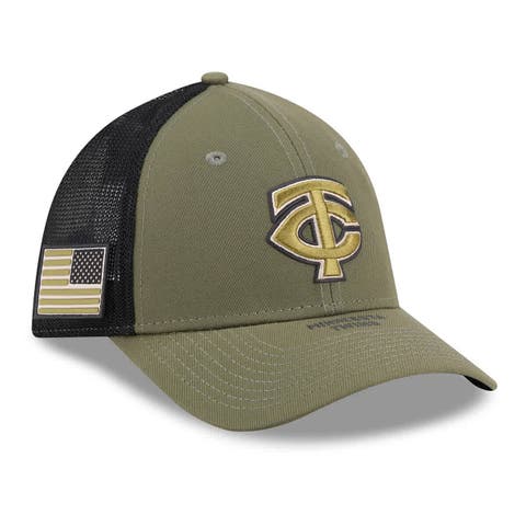 Men's New Era  Olive Minnesota Twins 2026 Armed Forces Day 39THIRTY M-Crown Flex Hat