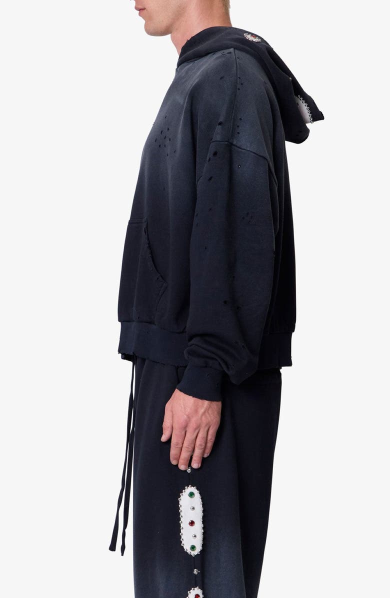 mnml Mojave Cotton Hoodie, Alternate, color, Washed Black