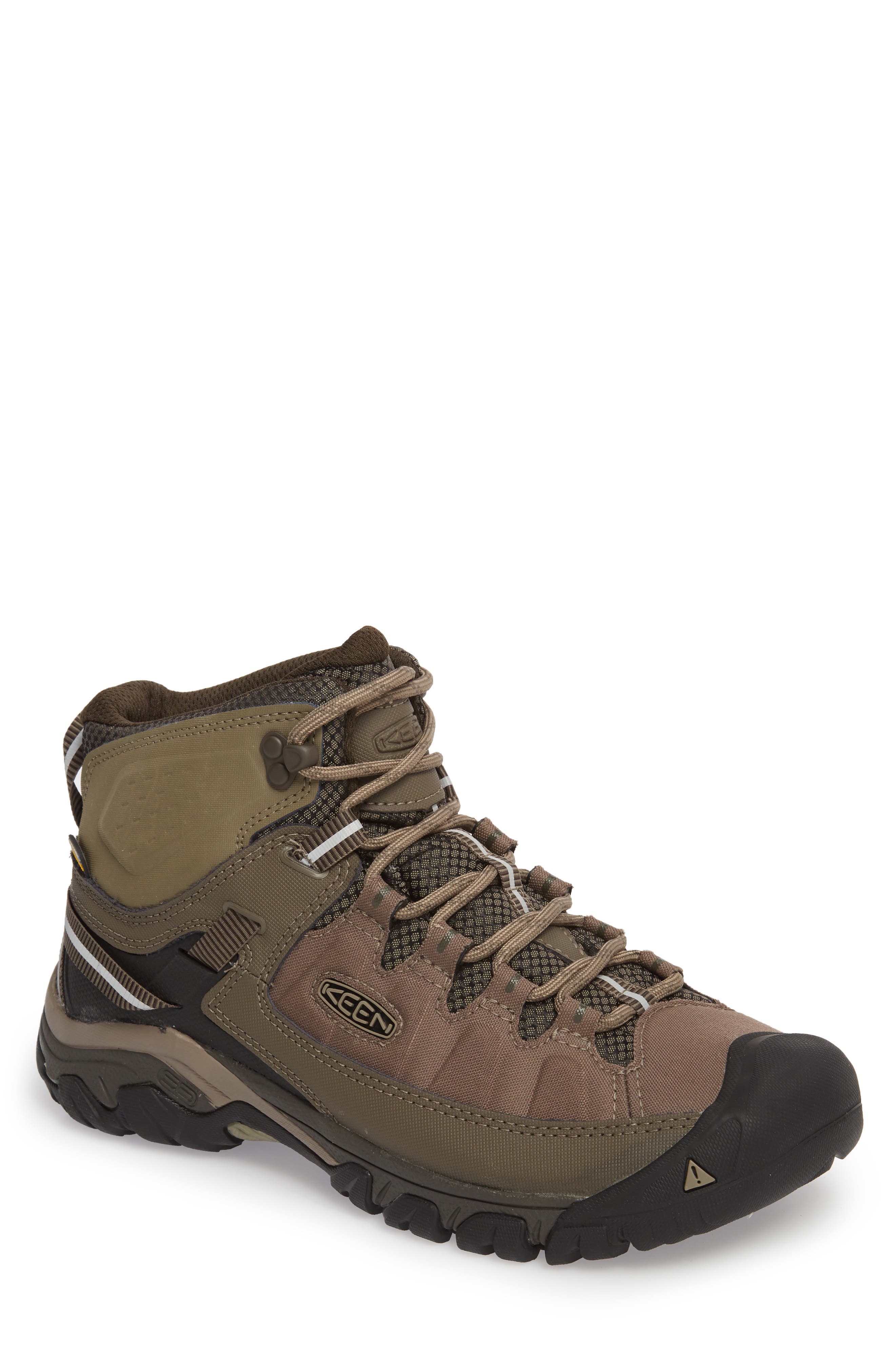 Targhee EXP Mid Waterproof Hiking Boot, Main, color, BUNGEE CORD/BRINDLE
