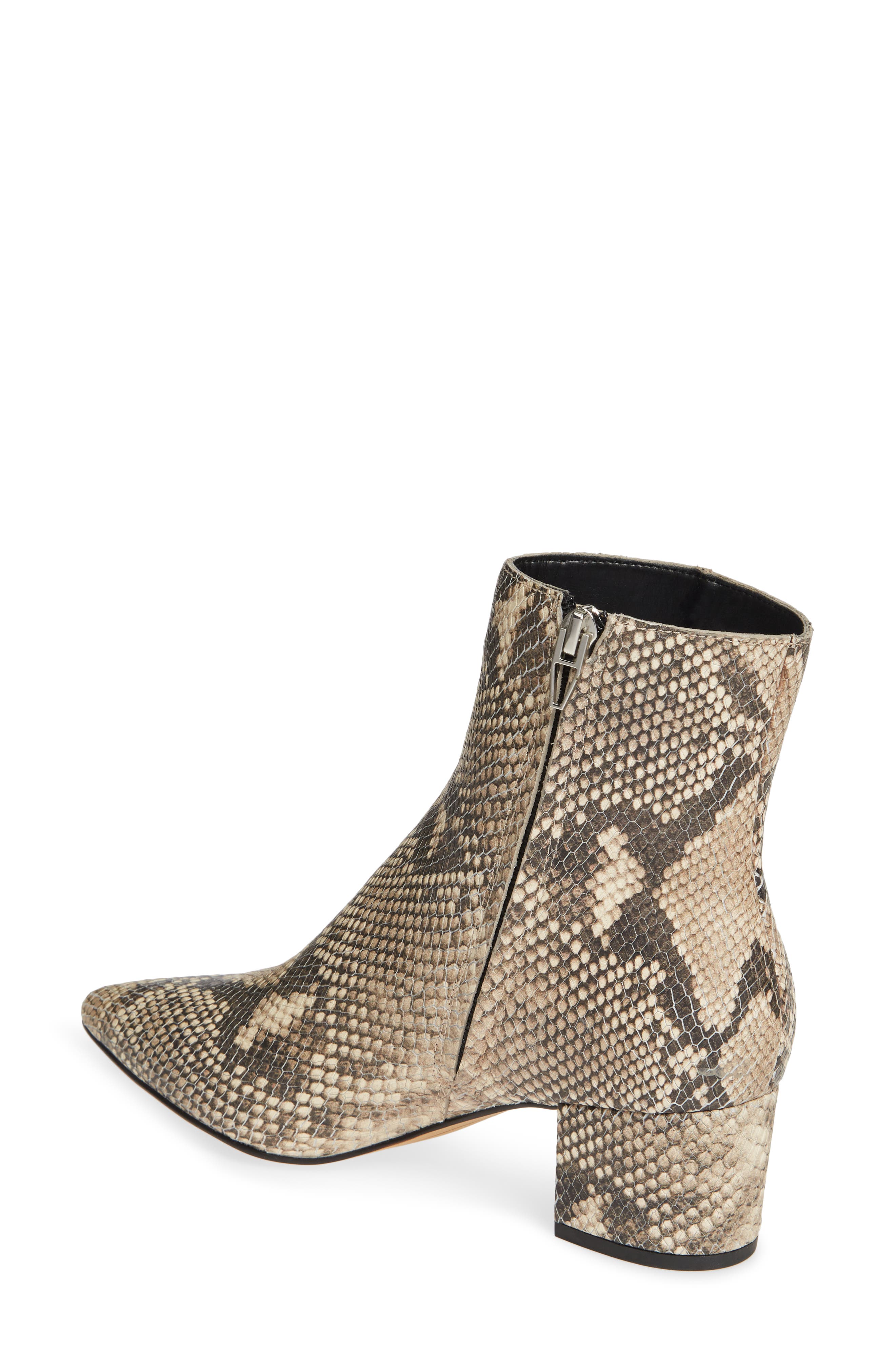 Bel Bootie, Alternate, color, BLACK/ WHITE SNAKE PRINT
