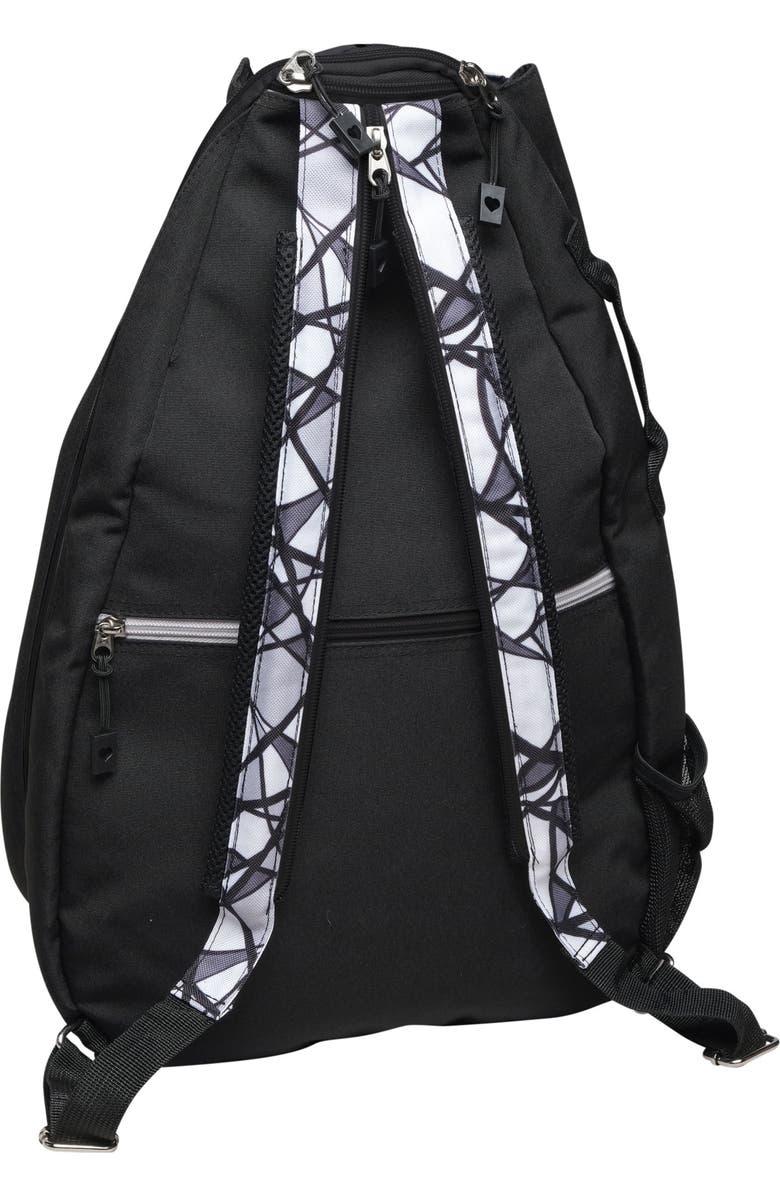 Glove It Onyx Geo Tennis Backpack, Alternate, color, Onyx Geo