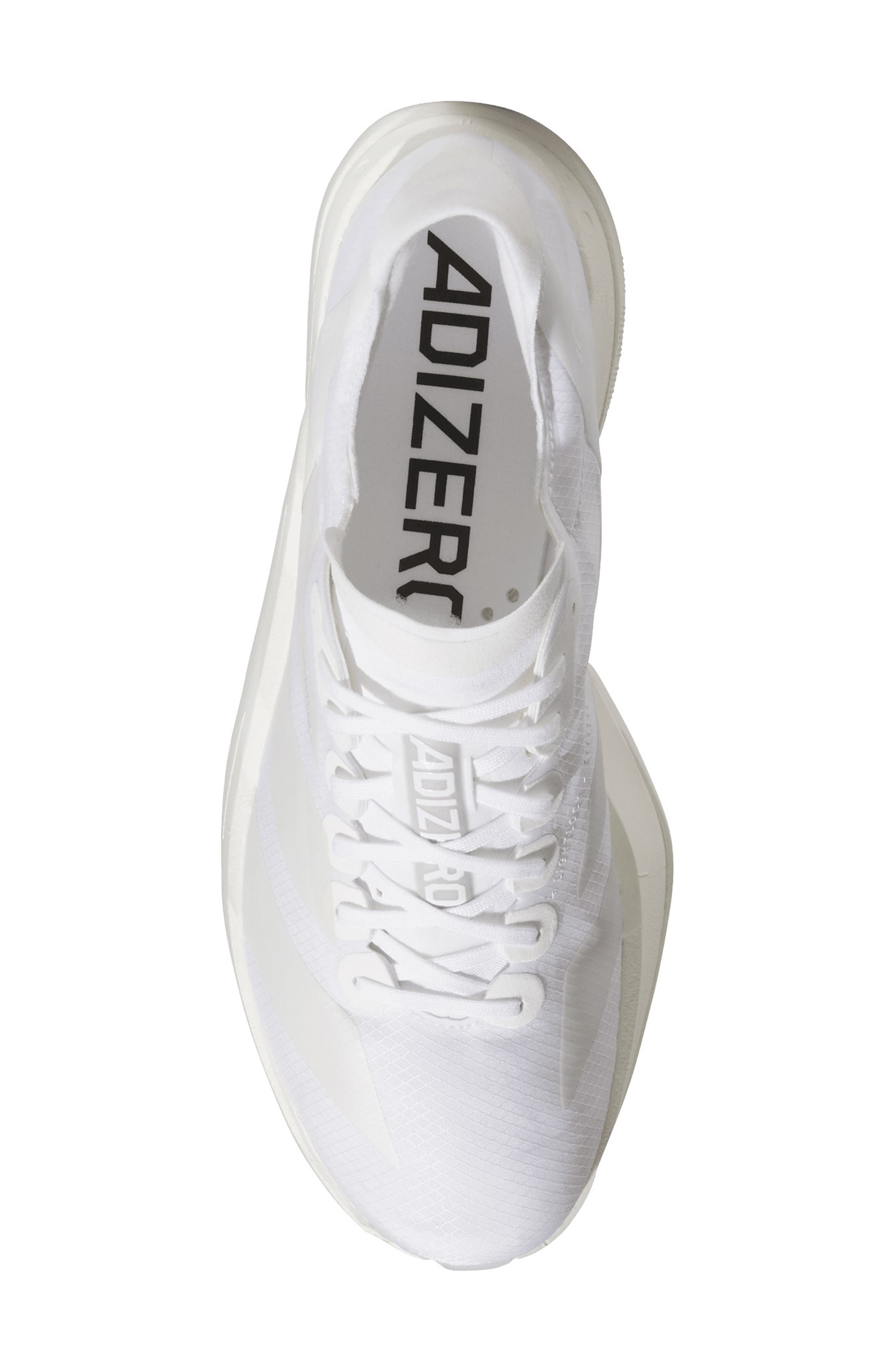 adidas Adizero Adios Pro 4 Sneaker, Alternate, color, White