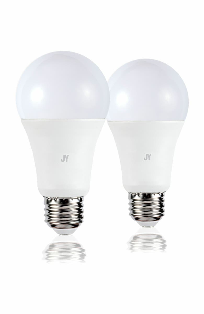 JONATHAN Y Smart A19 Dimmable Light Bulb - Dimmable Color Changing LED; Compatible with Alexa and Google Home Assistant, No Hub Required, Alternate, color, White