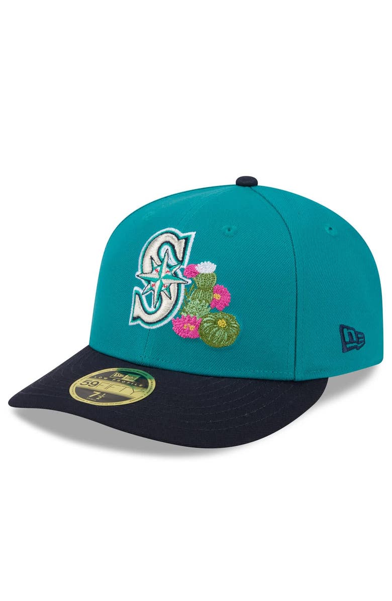 New Era Men's New Era Teal/Navy Seattle Mariners 2026 Spring Training Low Profile 59FIFTY Fitted Hat, Alternate, color, Teal