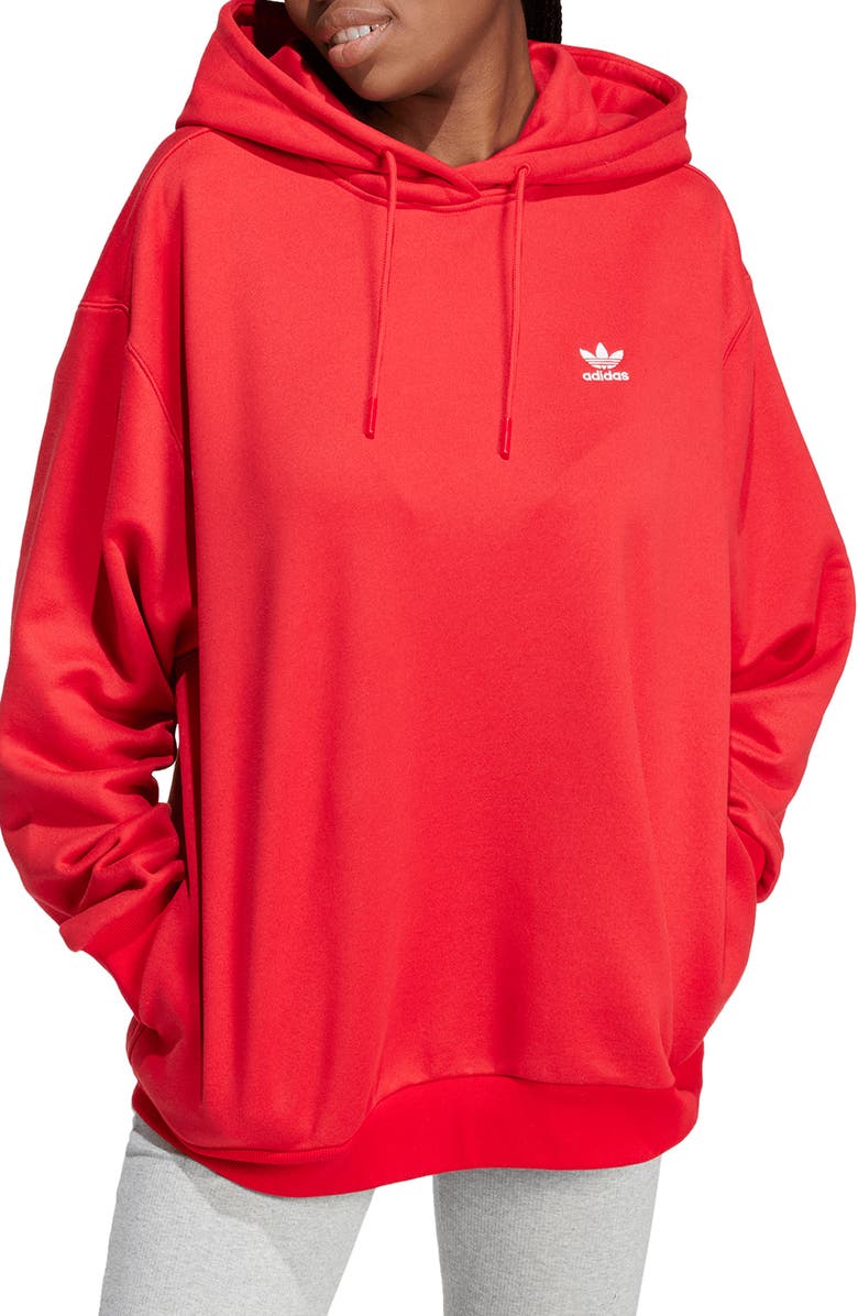 adidas Adicolor Trefoil Oversize Hoodie, Main, color, 