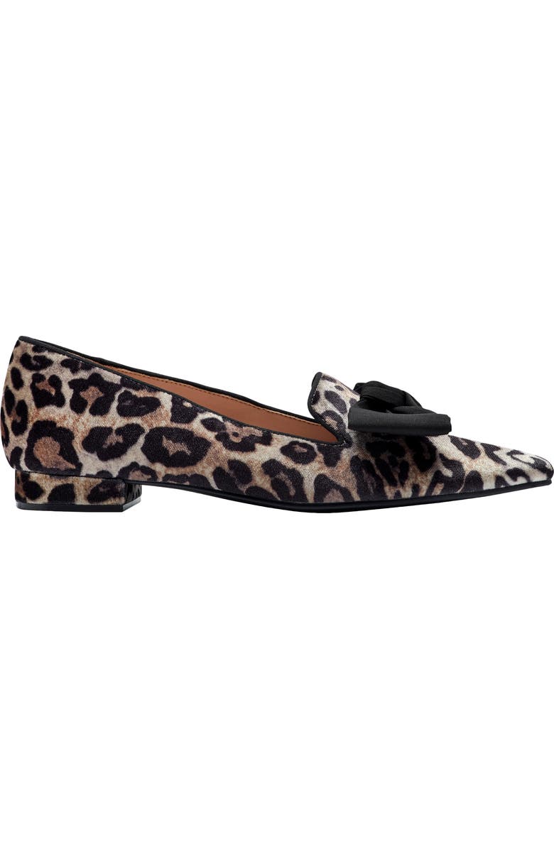 Bandolino Auggie Pointed Toe Loafer, Alternate, color, Leopard