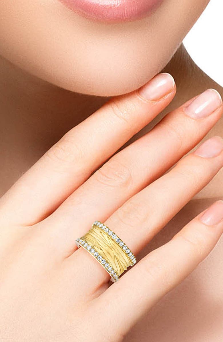 Hueb Amazonia 18K Gold Diamond Ring, Alternate, color, Yellow Gold