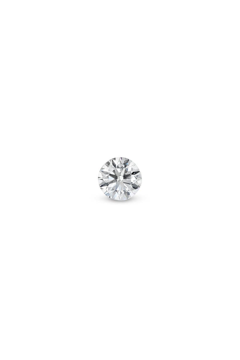 Single Invisible Set Diamond Stud Earring, Alternate, color, YELLOW GOLD