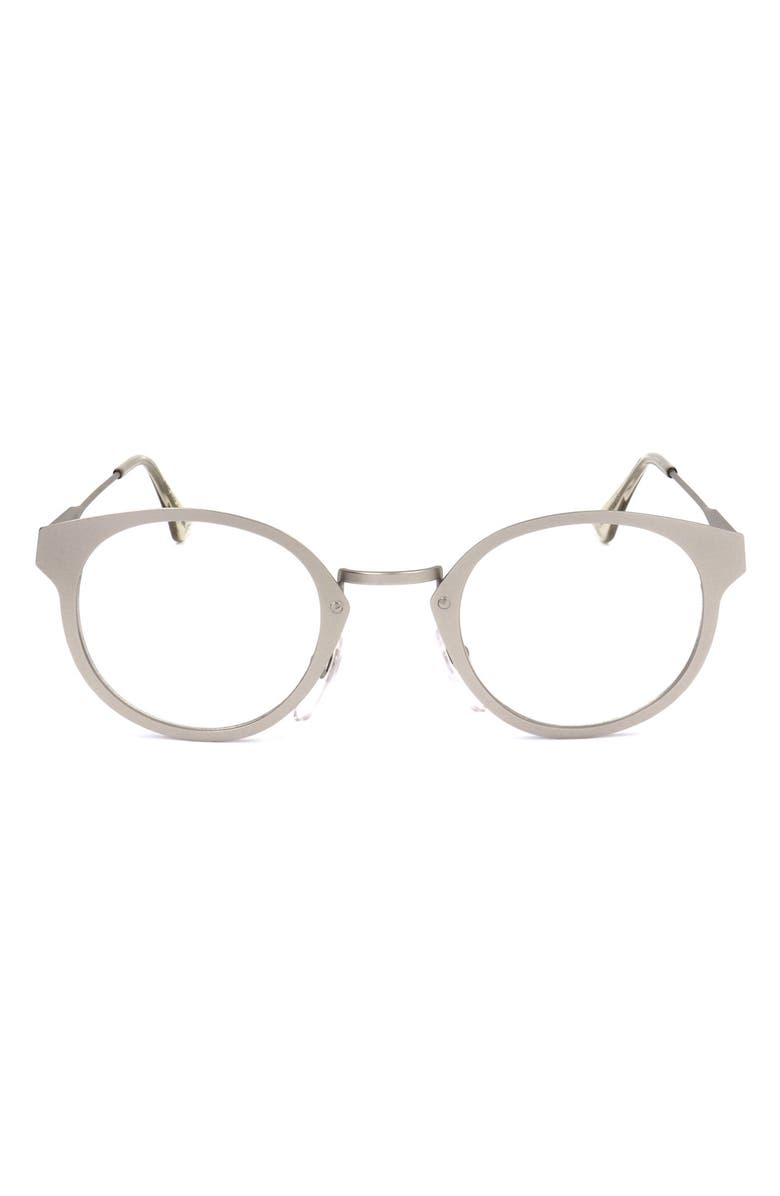 SUPER by RETROSUPERFUTURE<sup>®</sup> 54mm Round Reading Glasses, Main, color, Silver