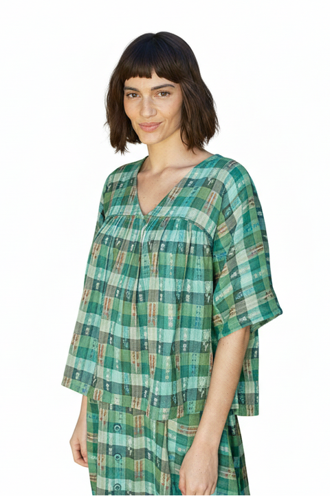 Maura Reversible V-Neck Top